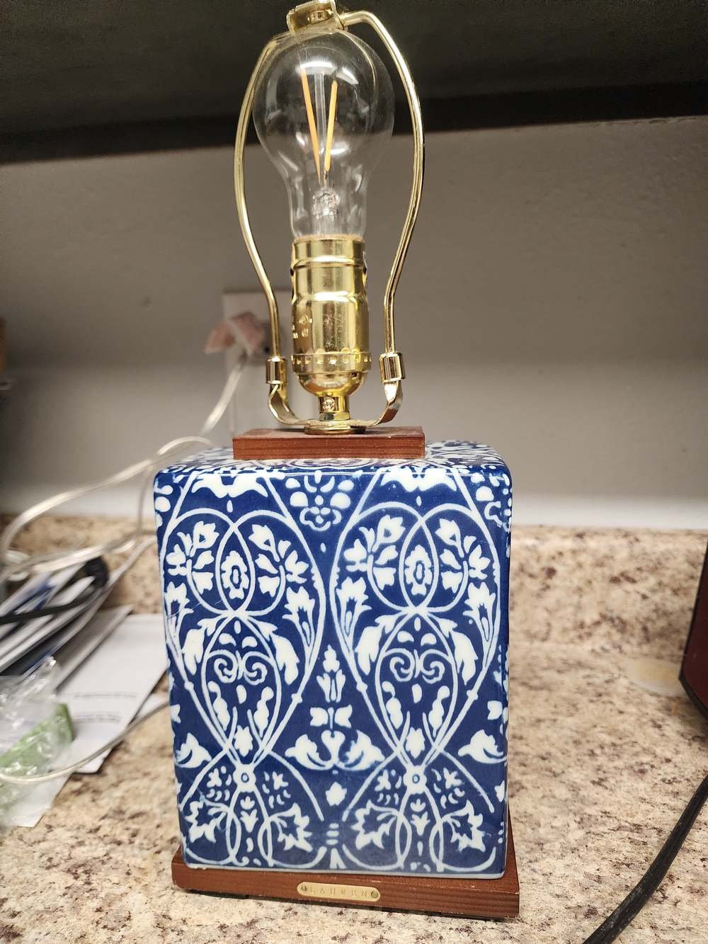 Ralph Lauren Lotus table lamp.